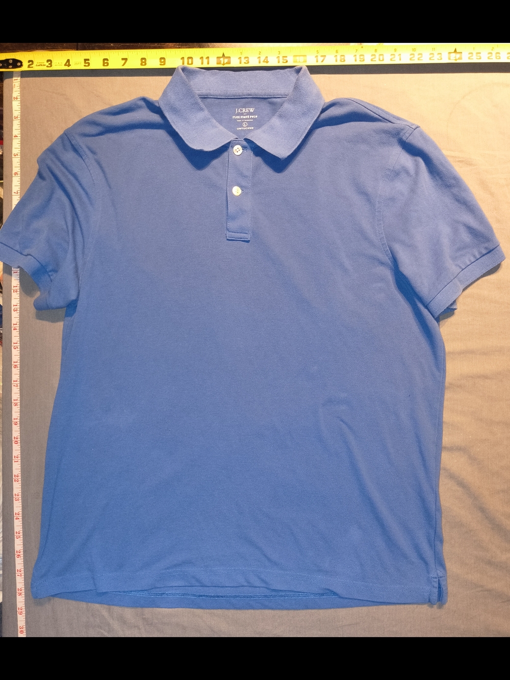 J. Crew Men's Polo Shirt in Blue